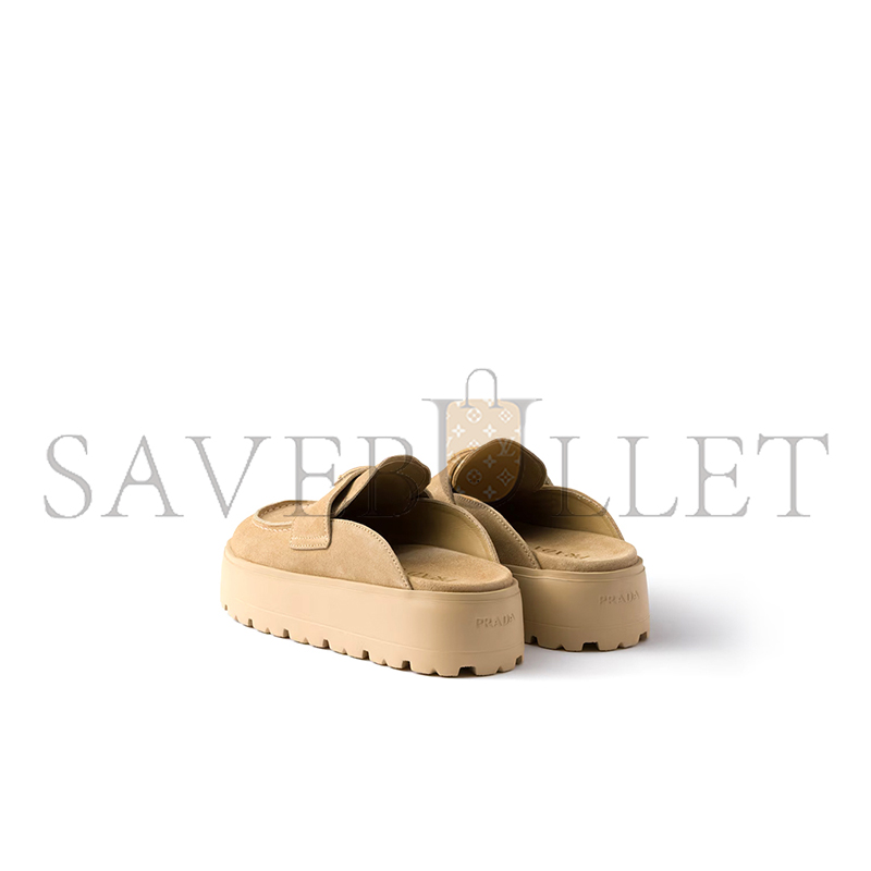 Pra*a suede flatform mules 1xz778